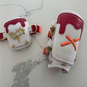 Brand baseball: Absolutely Ridiculous elbow gaurd and ankle guard